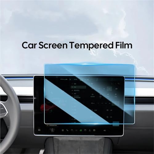 Film protection verre trempé écran tactile Tesla évite les rayures des passagers arrière