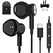 Produktbild AILZPXX USB C Kopfhörer mit Mikrofon, Typ C Kopfhörer HiFi Stereo Magnet Ohrhörer mit Lautstärkeregler für Samsung S21 FE Note 20 Ultra S20 Plus 5G, Huawei P40 Pro, OnePlus 9 8 7T Pro 6T, Pixel 6 Pro
