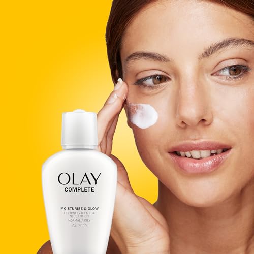 Olay Complete Moisturise & Glow Face And Neck Lotion With SPF15, For Beautiful, Healthy Glowing Skin In Just 1 Day, 200ml