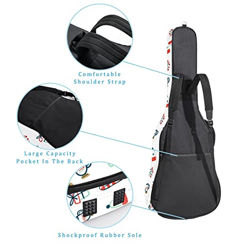 Housse de protection en éponge épaisse imperméable pour guitare acoustique électrique basse classique, Multicolore 04… - Les Beatles, Paul McCartney, John Lennon, RIngo Starr, George Harrison Housse de protection en éponge épaisse imperméable pour guitare acoustique électrique basse classique, Multicolore 04… – Image 4