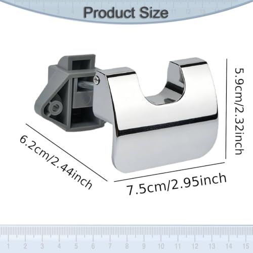 Piezas para manijas en plata pulida con diseño de alta gama 4
