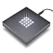 ASENTE 16 White- Light LED Lighted Base for Glass Art - Crystal Display, Lighted Acrylic Base, Glass Vases for Centerpieces Stand, Pedestal Stand for Crafts & Other Decoration, 4.5V AC/USB Operated, Matte Black