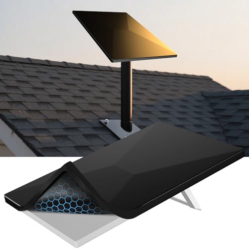 Coque Starlink en silicone liquide noir TuoBak pour antenne Gen 3 - 2