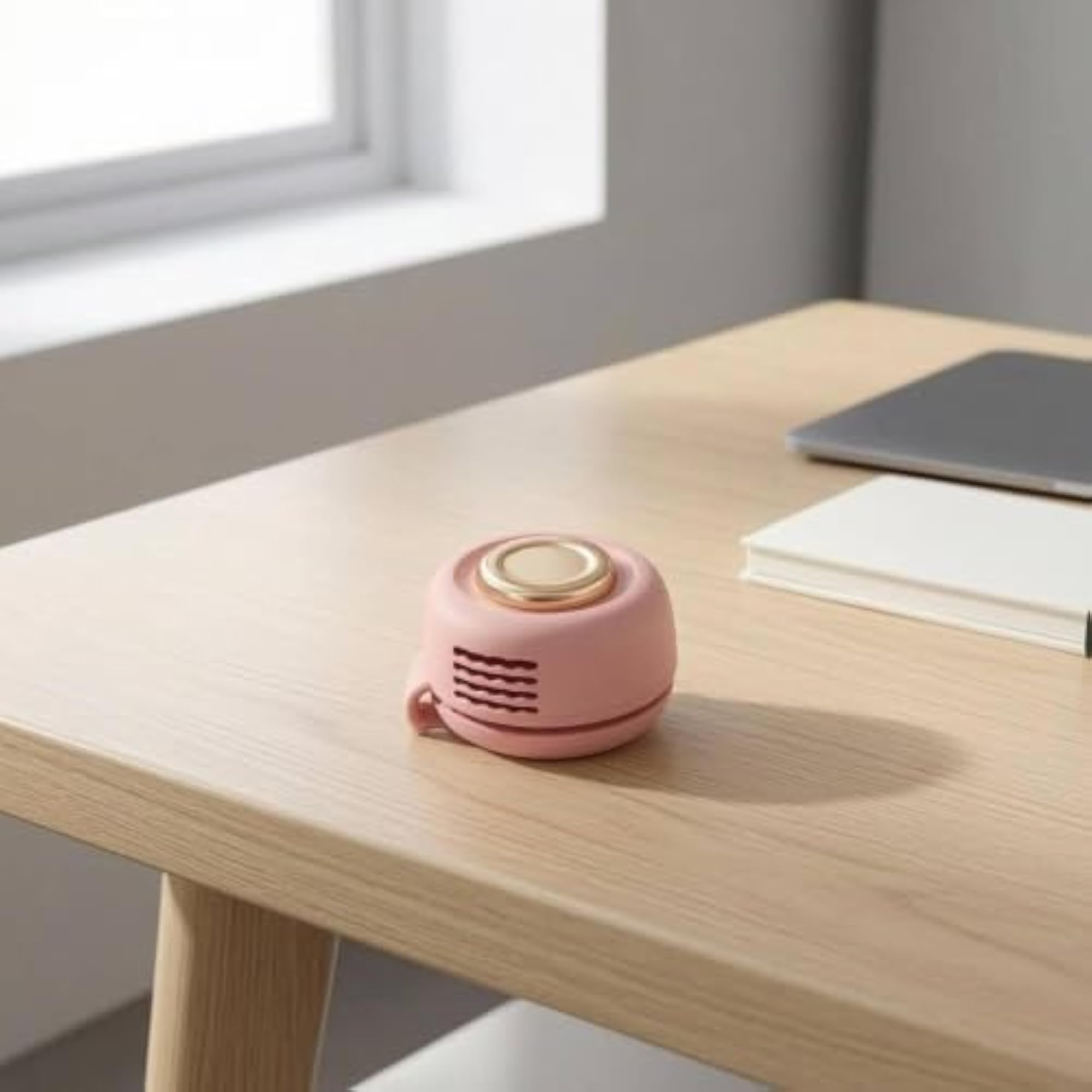 USB Recharge-Capable Clasp Fan, Portable Wearable Fan