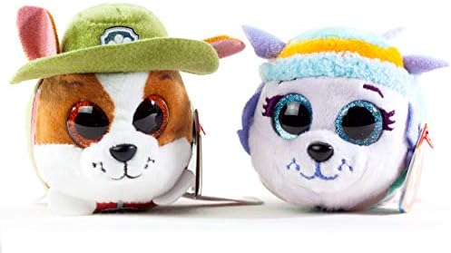 BEANIE BOOS TY Teeny Paw Patrol Bundle with Everest and Tracker - 2 x 4 inch Pets