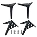 4PCS Pies de Sofá de Metal, Patas de Mesa de Bricolaje, Patas de Muebles de Metal, Patas para Muebles Modernos, Patas de Muebles Triangulares de Metal, Patas de Armario de Mesa, para Sofás