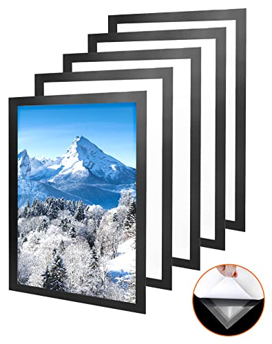 QWORK 5 Pezzi Cornice Espositiva Magnetica su