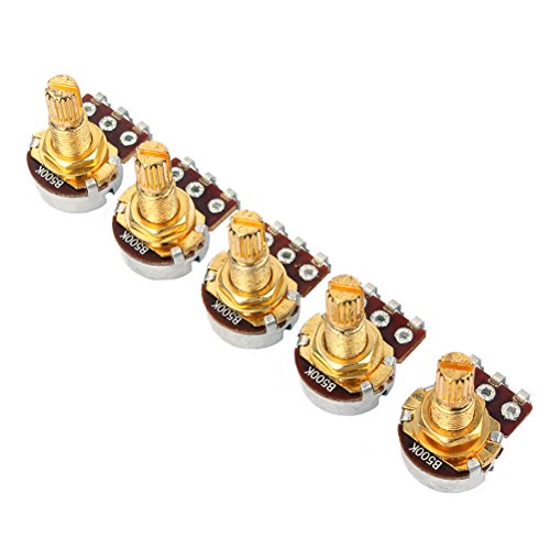 ULTNICE B500K Potentiomètre Volume Guitare Accessoires pour Guitare Électrique 5 Pièces - Les Beatles, Paul McCartney, John Lennon, RIngo Starr, George Harrison ULTNICE B500K Potentiomètre Volume Guitare Accessoires pour Guitare Électrique 5 Pièces – Image 4