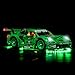 LocoLee Light kit Compatible with Lego 42224 Porsche 911 GT3 R Rexy AO Racing Car - No Actual Model Only Lights, LED Lighting Accessories Compatible with Lego 42224 Porsche 911 (Standard Version)
