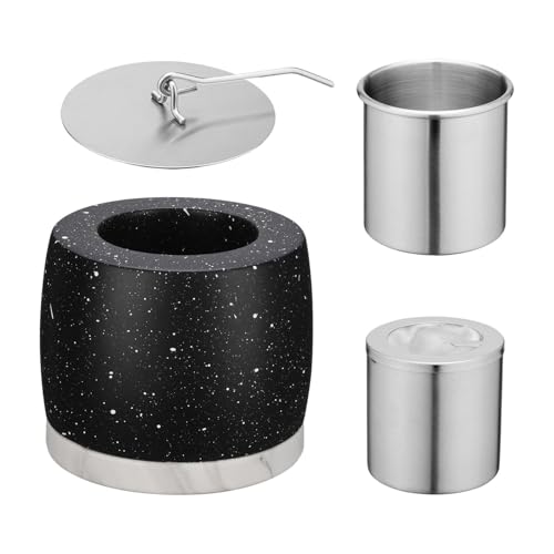 Brasero de mesa, brasero de mesa, brasero de mesa, brasero para interior, brasero de mesa de hormigón, larga duración, portátil para interior y exterior