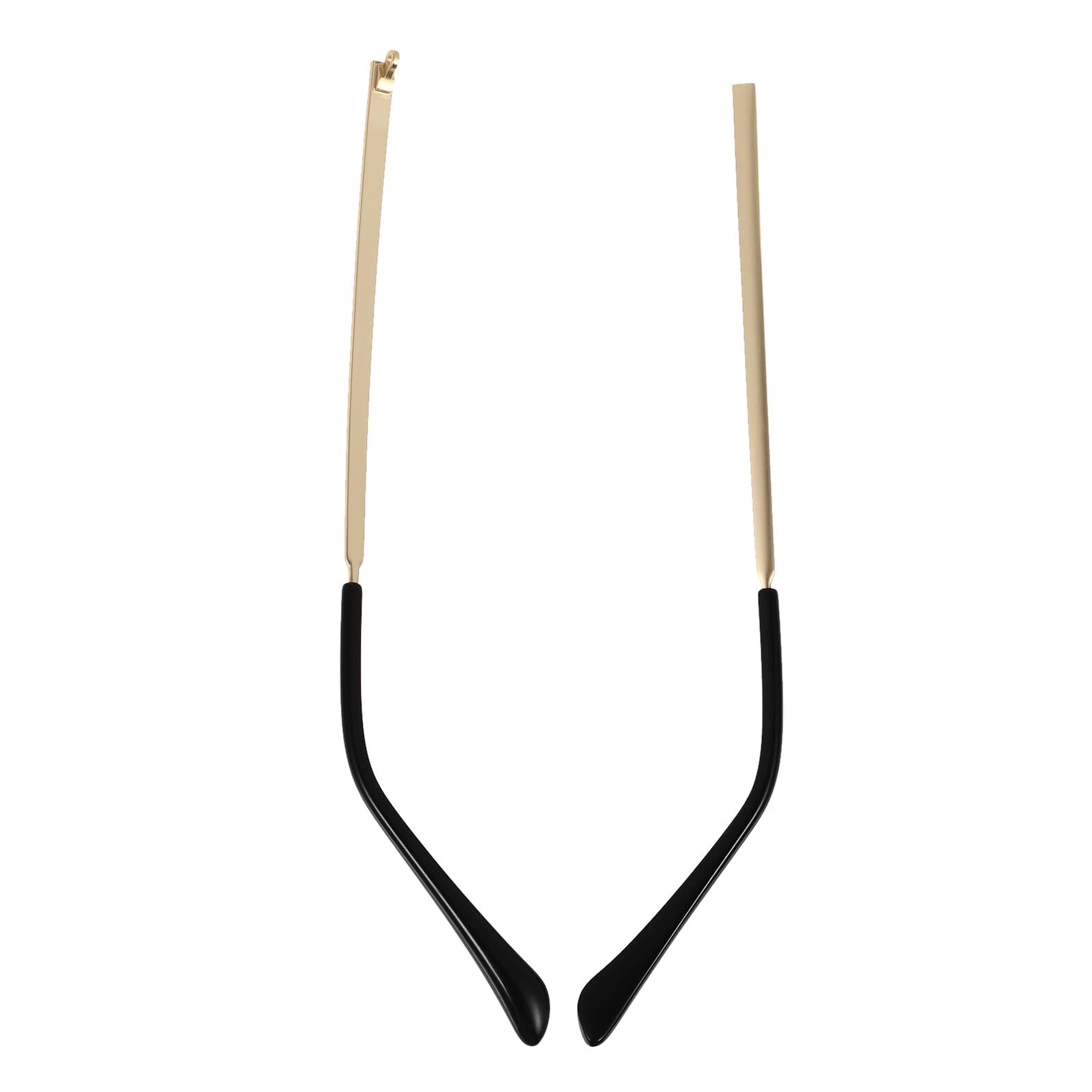 TEHAUX Patillas de Gafas Metálicas Resistentes y Ligeras Brazos con Bisagras para Recambio Cómodos y Duraderos para Uso Diario