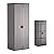 Suncast BMC7200 Storage Cabinet, Platinum
