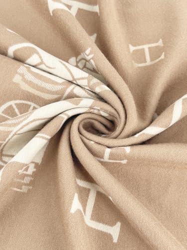 Women's Reversible Pashmina Shawl Wrap for Women Big Scarf Holiday Gifts With Gift Box3