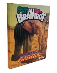 PRESTIGE & DELUXE Diario scuola Skifidol Italian Brainrot Universo Psichedelico - Lirili Larila - 2025-2026 con 2 card omaggio -F.to 18x14 cm + portachiave Brainrot e penna multicolore