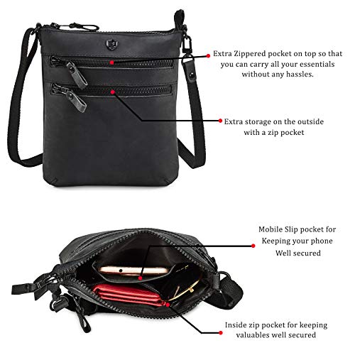 Crossbody Sling Bag for Women Small Real Leather Purse Vintage Travel Crossover Shoulder Bag Handmade2