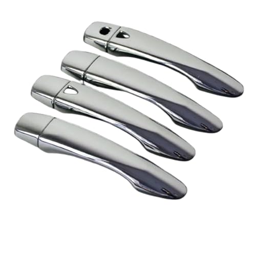 �O���h�A �ɓK������O���X�u���b�N�N���[�� �h�A�n���h���J�o�[�X�e�b�J�[ ���Y�G�N�X�g���C�� T32 �ɓK������MK3 2014-2020 X�g���C�� �X�^�C�����O�A�N�Z�T���[�p(Silver 2 buttons)