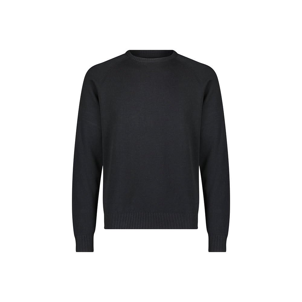 Lee Men's Clean Raglan Pullover Sweater, Black, M
