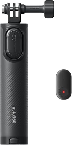 Insta360 Mini trépied 2 en 1 2.0, avec télécommande, design compact, perche à selfie, léger