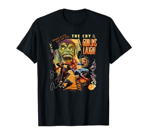 Image of Marvel Spider-Man The Cry of the Goblin's Laugh T-Shirt