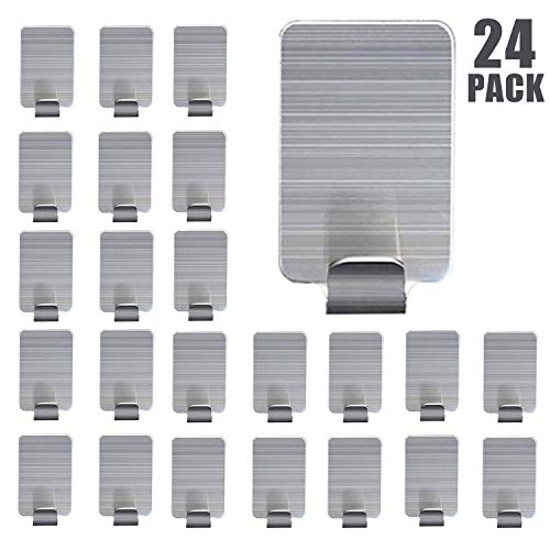 Wall Hooks, AOMEES 24pcs Self Adhesive Hook