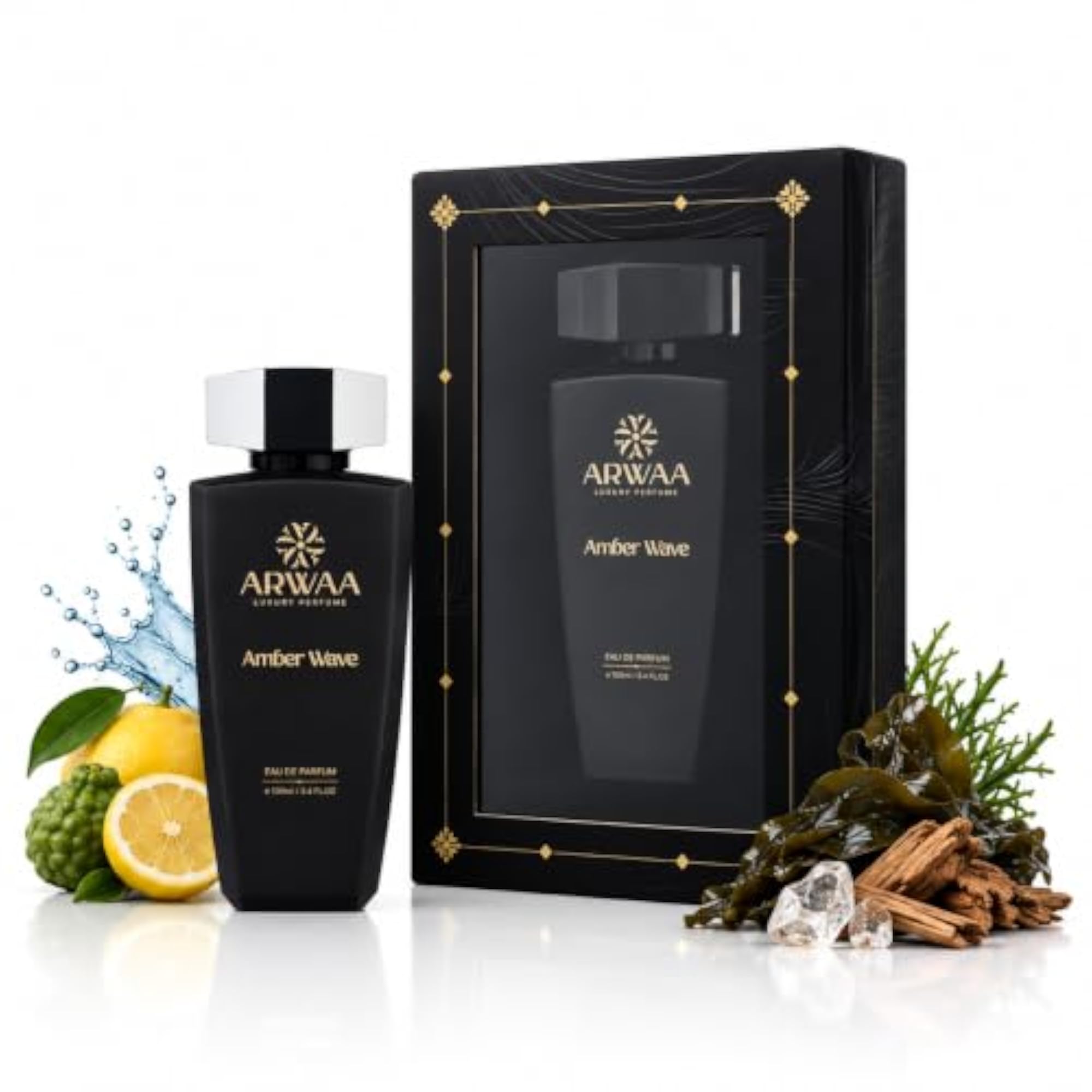 Amber Wave Eau De Parfum for Men, 100ml