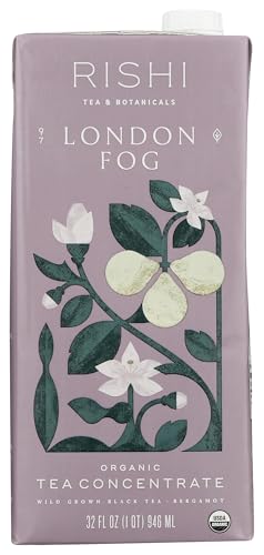 Rishi Tea London Fog Concentrate Beverage - USDA Certified Organic, Black Tea...