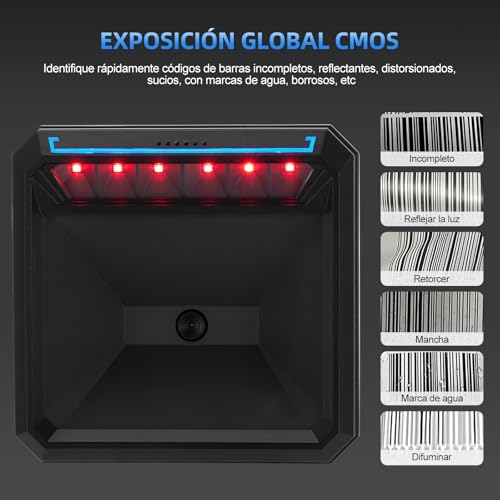 Periféricos, Office Product lector codigo barras Marca YOMYM (3)