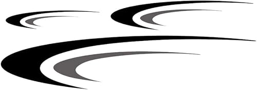 Miniatura 8 de Calcomanías de vinilo grandes, calcomanías de cuerpo de automóvil, calcomanías gráficas de rayas de vinilo para cámper, caravana, remolque,