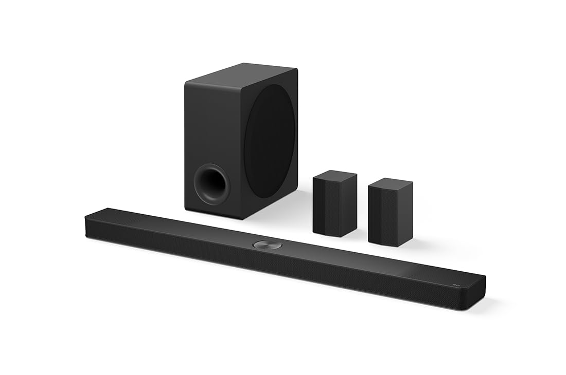 LG S90TR Barre de Son 7.1.3 670W Dolby Atmos DTS:X Hi-Res Audio 13 Haut-Parleurs WOW Synergie