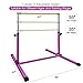 XDEMODA The Latest Model Gymnastics Bar for Kids Ages 3-15 for Home, Anti-Slip, Easy to Assemble, 35” to 55” Adjustable Height Gymnastic Horizontal Bars Equipment (Gym bar, Purple)