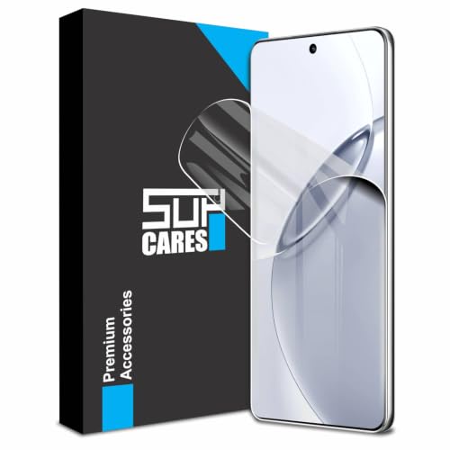 Image of SupCares TPU Unbreakable Membrane Screen Protector for Realme 16 Pro Plus, Realme 15 and Realme 15 Pro (6.8 Inch) With Easy Self Installation Kit | Fingerprint Working | Edge to Edge Coverage
