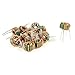 Aexit 10 Pcs Passive Components Toroid Core Common Mode Inductor 800UH-1MH 40mOhm Inductors 5A Coil