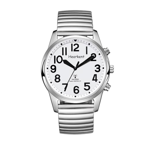 Montre parlante avec Chiffres géants, Diffusion vocale en français,Auto-réglage pour Reliure, Personnes âgées, Malvoyants ou Personnes âgées, Facile...