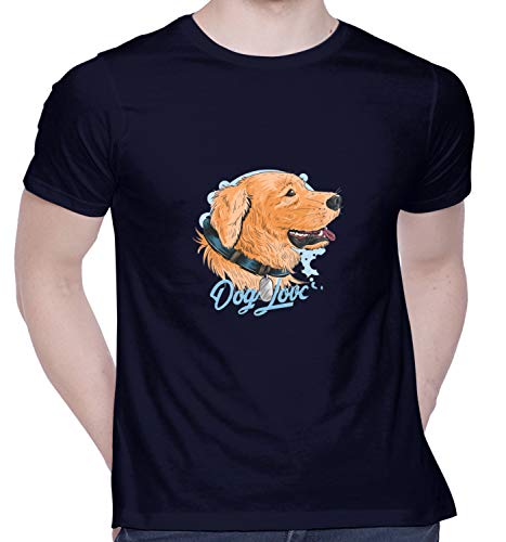 Image of CreativiT Graphic Printed T-Shirt for Unisex Dog Lovers Tshirt | Casual Half Sleeve Round Neck T-Shirt | 100% Cotton | D00663-64