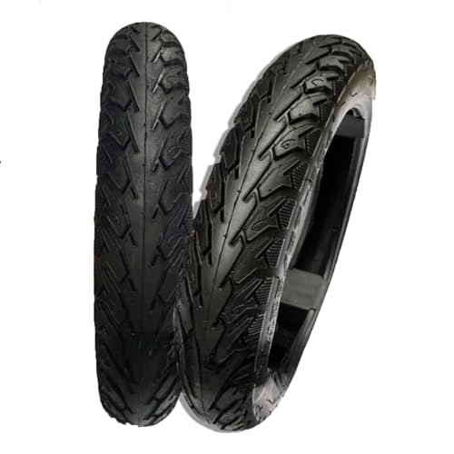 2個セット 14x2.125 (57-254) チューブレスタイヤ、14インチ折りたたみ電動自転車・スクーター用交換タイヤ 前後輪対応 耐摩耗ゴム製