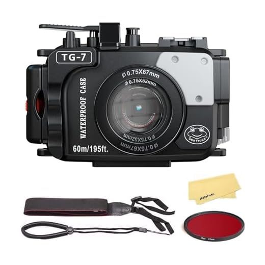 SeaFrogs Waterproof Case for Olympus TG-7