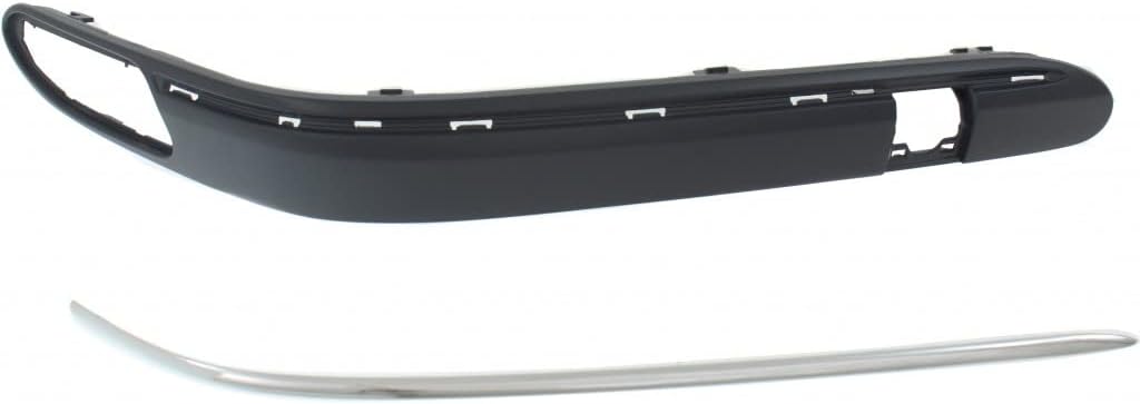 For Mercedes-Benz C230 / C240 / C280 / C320 / C50 Bumper Trim 2001-2007 Passenger Side | Front | Molding | Sedan | Primed | w/Avantgarde & Elegance Package | MB1059104 | 2038852221