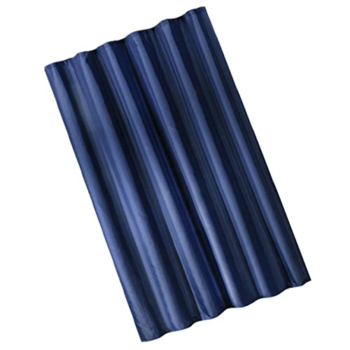 STOBAZA Cortina Ducha Poliéster Azul Resistente Lavable y Decorativa para Baño y Dormitorio