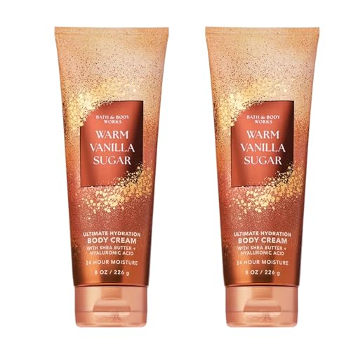 2PK Creme corporal Bath & Body Works Warm Vanilla Sugar Ultra Karité