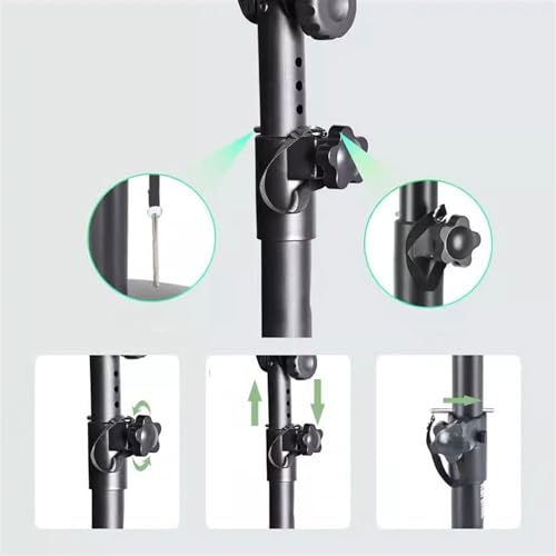 Soporte de altavoz de metal ensanchado para monitores de audio de escritorio HIFI 5