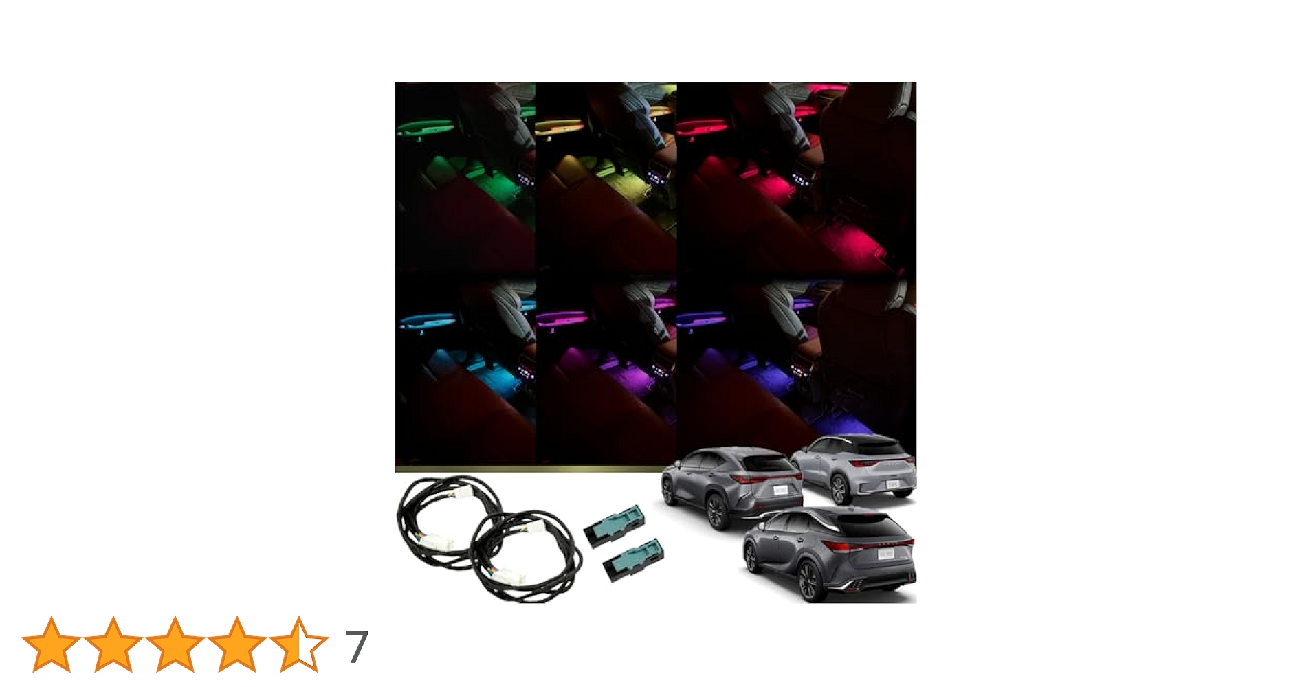 Amazon | 【光量アップ版】レクサス RX・NX・LBX用 後席フット