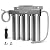 Waterdrop TST-UF 0.01?m Ultra-Filtration Under Sink Water Filter, Stainless Steel, 5X Service Life,Remove 99.99% of Cont?minants Larger Than 0.01?m, USA Tech (3 Filter Included)