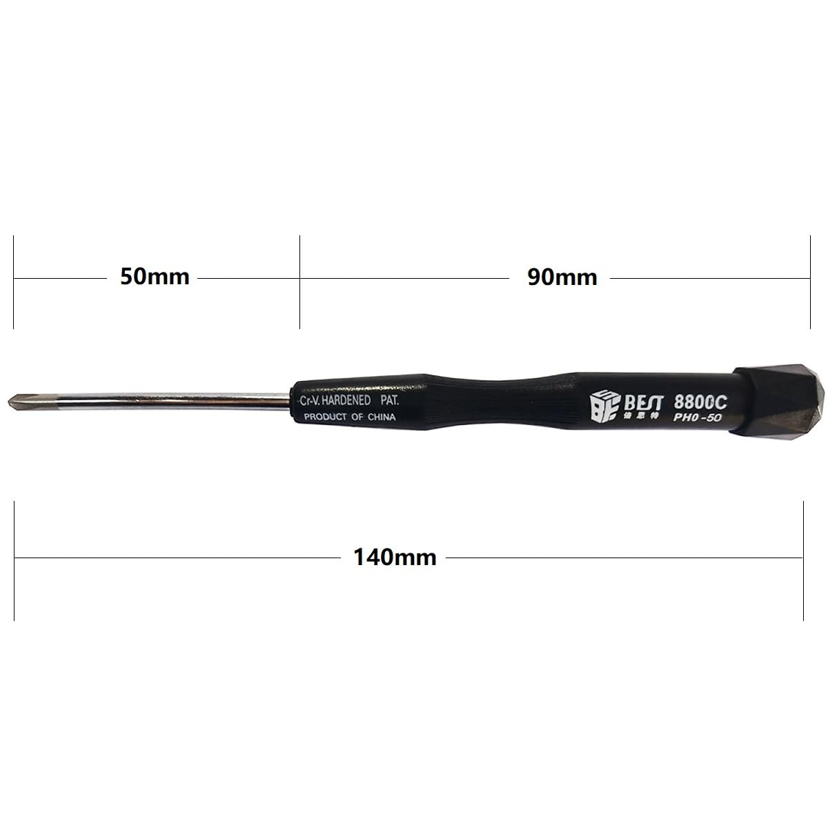 Uacen Set of 3 Phillips PH0 PH00 PH000 Precision Screwdrivers Model Making Precision Mechanics with Twist Cap