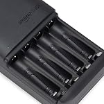 Amazon Basics Chargeur de batterie rechargeable AA et AAA NiMh Piles - NA Connecteur