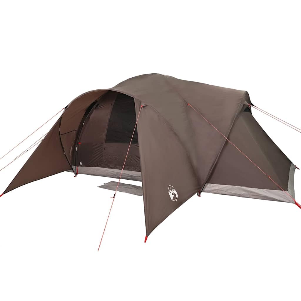 Genérico Tienda de campaña Familiar iglú 6 Personas Impermeable marrón,Deportes,Actividades al Aire Libre,Camping y Senderismo,Tiendas de campaña-4009471