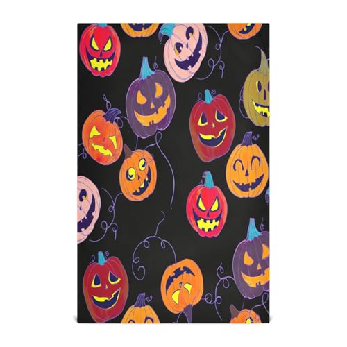 GAIREG Funny Halloween Pumpkins - Asciugamani per la pulizia della cucina, 71 x 45 cm, assorbenti, ad asciugatura rapida, set di 6