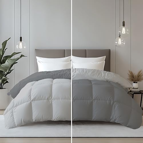 Image of Monte Carlo Symphony Solid Micro Reversible AC Comforter for Double Bed | 3 Ply Soft Comforter with 150 GSM Filling & 85 GSM Micro Fabric | Lightweight All Season Quilt | 87 x 95 Inch