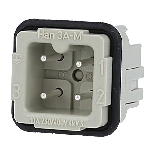 Insert de broche pour connecteur 3p HAN 3A-STI pour câblage rapide sécurisé