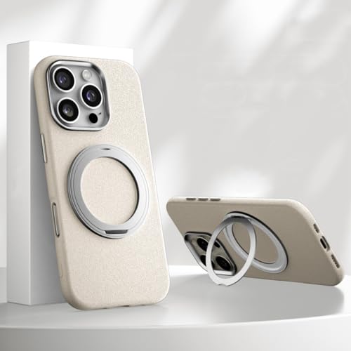 Étui en métal iPhone 13 beige idéal pour fixer votre téléphone en voiture