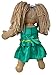 Green Synthetic Silk Doll Sundress Compatible with Cabbage Patch Kid Dolls Machine Washable